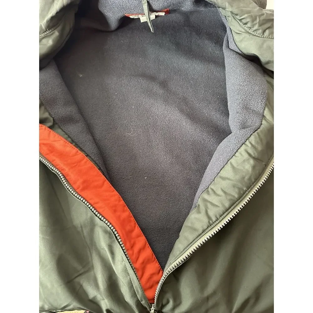 J Crew Vest Men Large Outdoor Puffer Green Military‎ Hiking Cozycore Camping